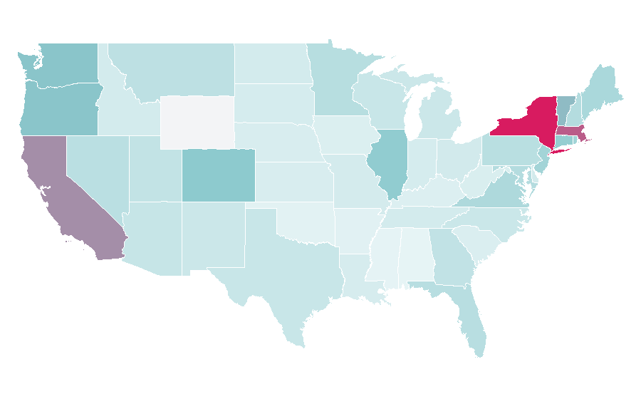 Affinity by region — Berghain, United States