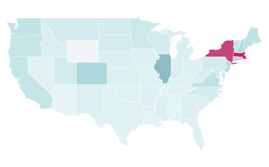 Affinity by region — Berlin Marathon, United States