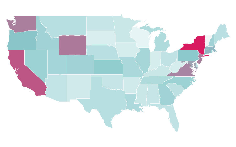 Affinity by region — Bespoke tailoring, United States