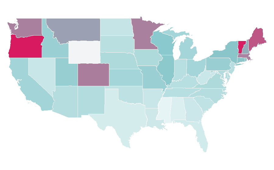 Affinity by region — Best in Show, United States
