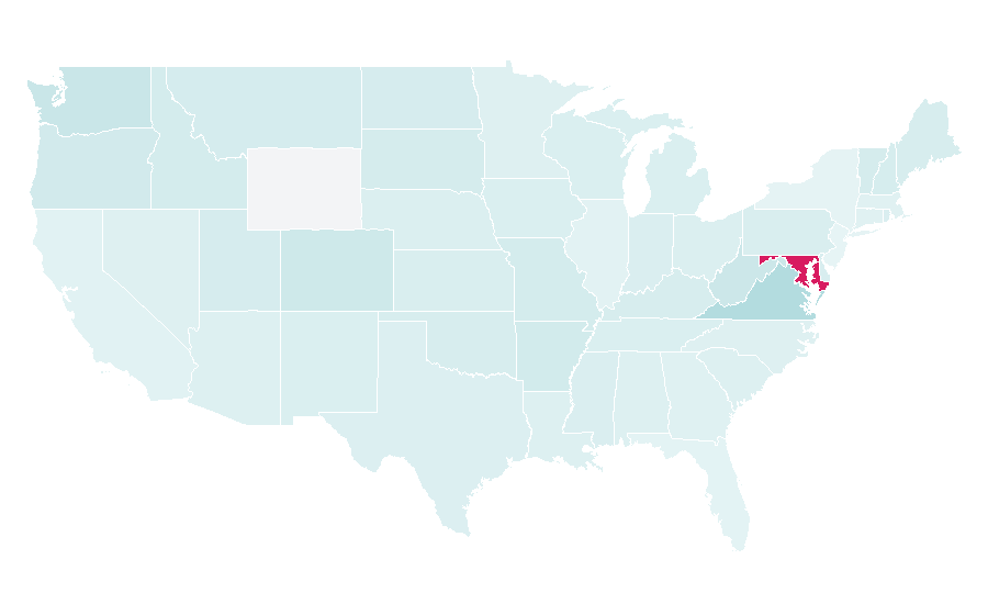 Affinity by region — Bethesda Game Studios, United States