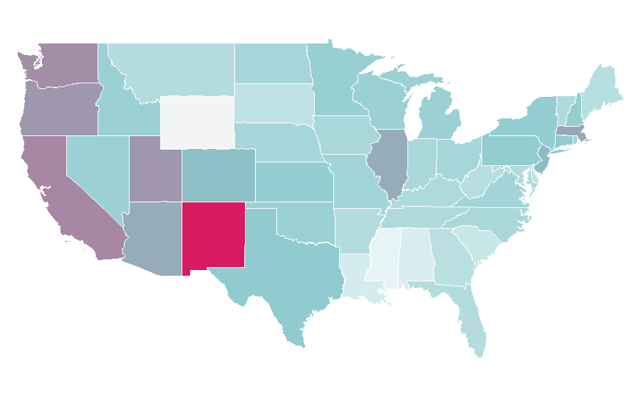 Affinity by region — Better call Saul, United States