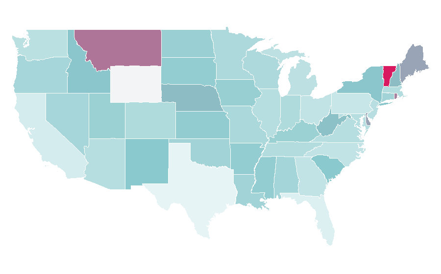 Affinity by region — Beverage industry, United States