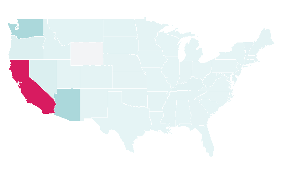 Affinity by region — BevMo!, United States