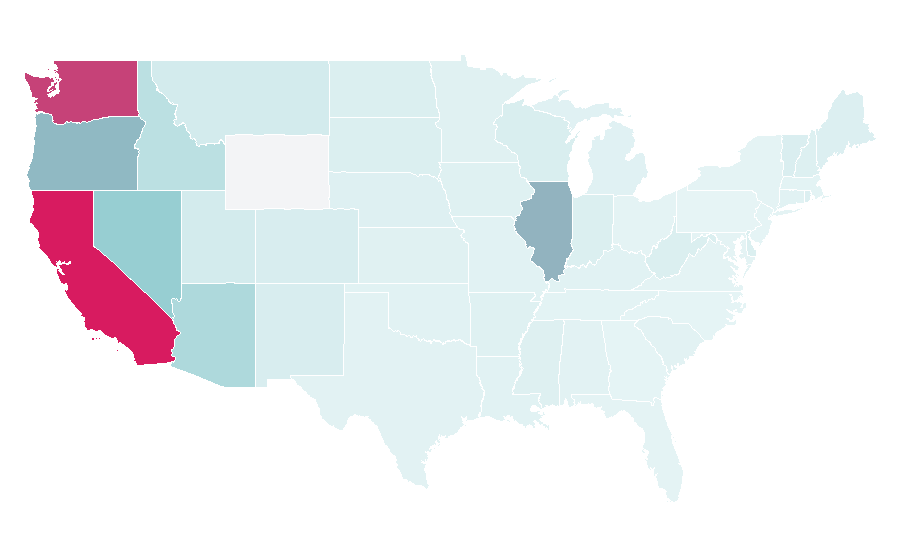 Affinity by region — Beyond Wonderland, United States