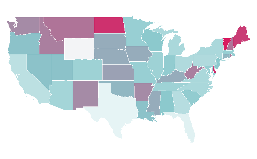 Affinity by region — Bhangra (music), United States