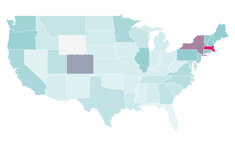 Affinity by region — BHLDN, United States