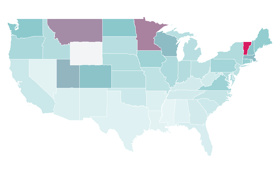 Affinity by region — Biathlon, United States