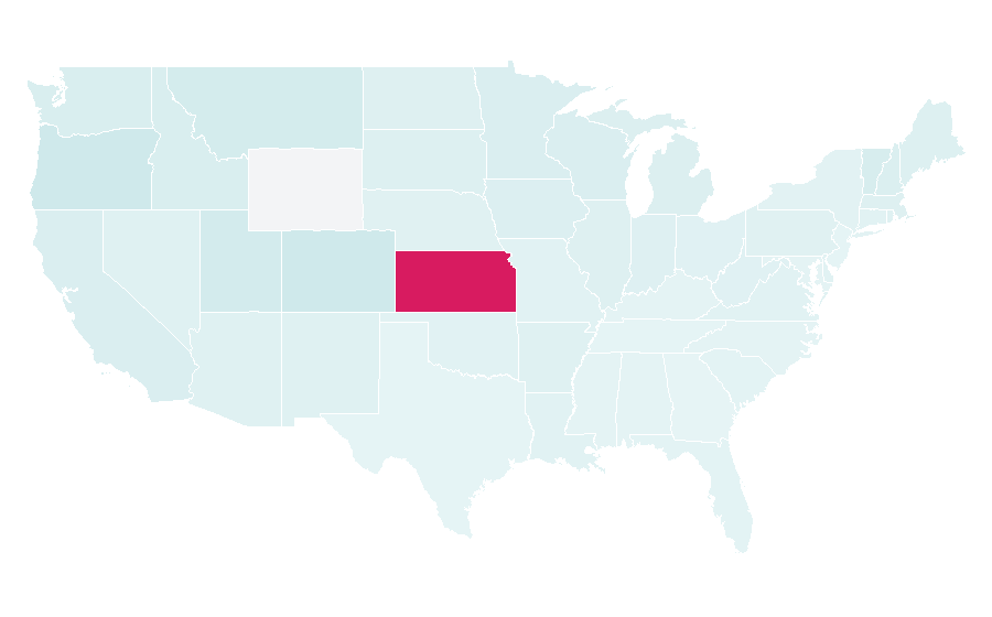 Affinity by region — Bicycle pedal, United States