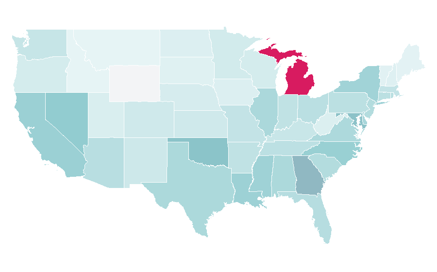 Affinity by region — Big Sean, United States