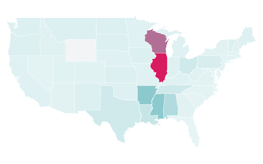 Affinity by region — Big Star, United States