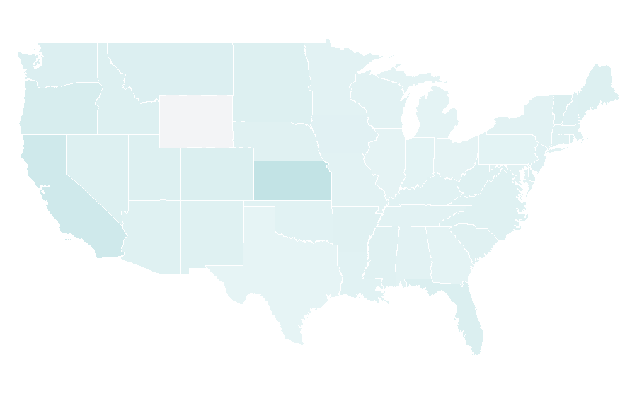 Affinity by region — Big wave surfing, United States