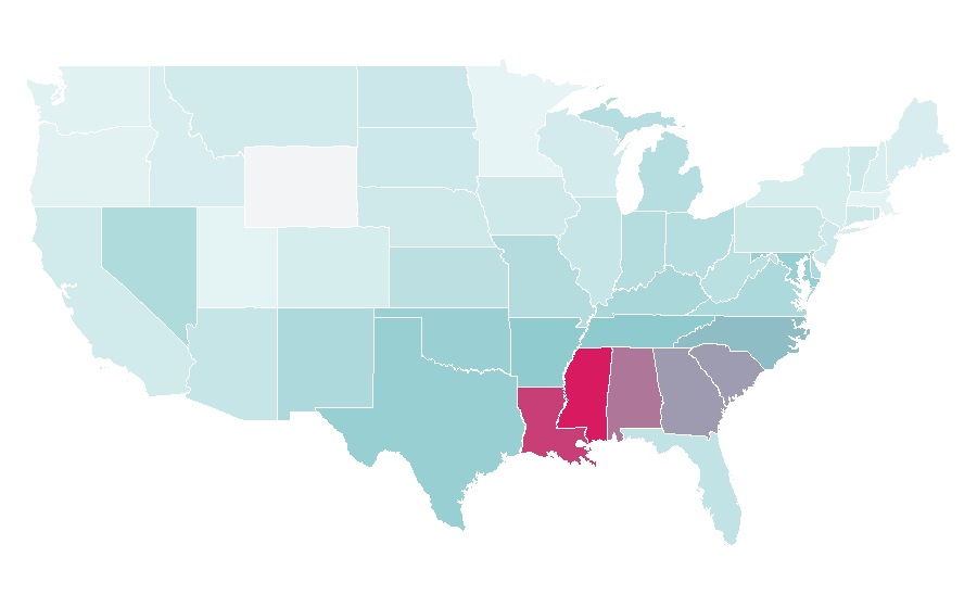 Affinity by region — Biker Boyz, United States