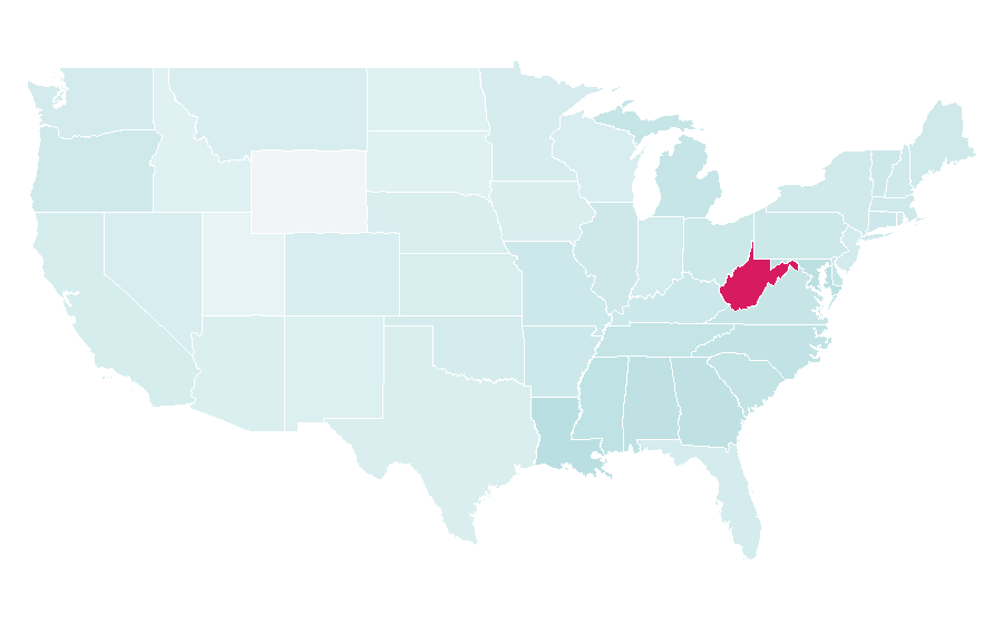 Affinity by region — Bill Withers, United States
