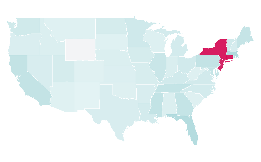 Affinity by region — Billboard Hot 100, United States