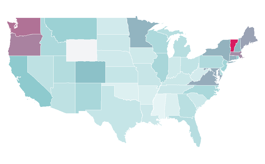Affinity by region — Billionaire Boys Club (clothing retailer), United States