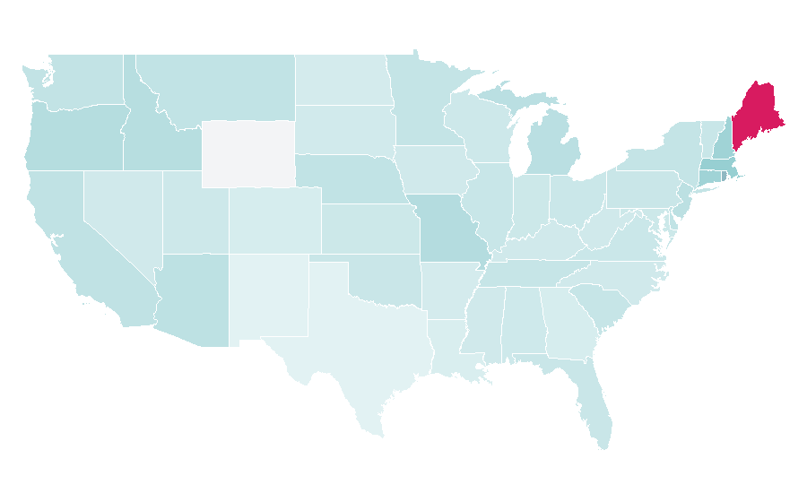 Affinity by region — Billy Bush, United States