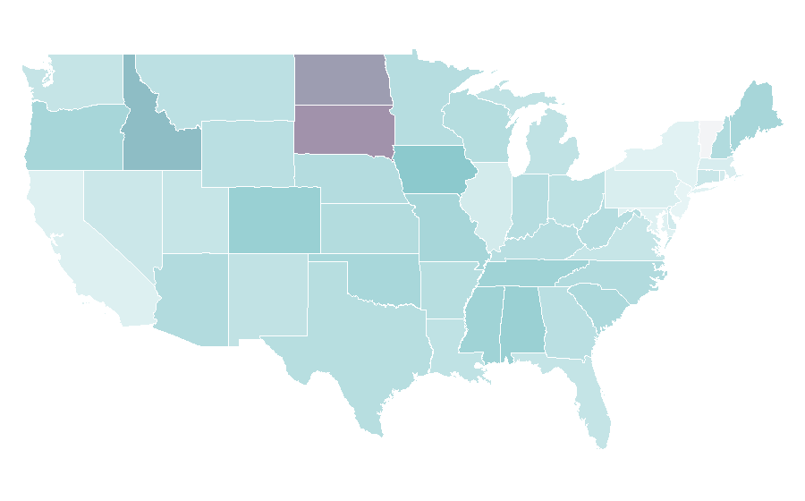 Affinity by region — Billy Currington, United States