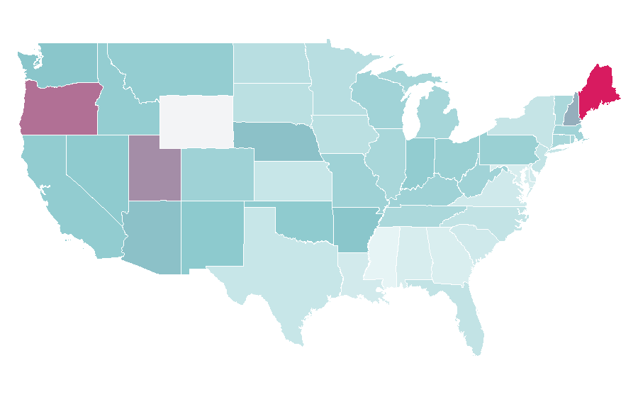 Affinity by region — Billy Idol, United States