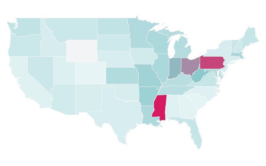Affinity by region — Bingo Bash, United States