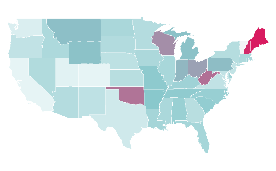 Affinity by region — Bingo Blitz, United States