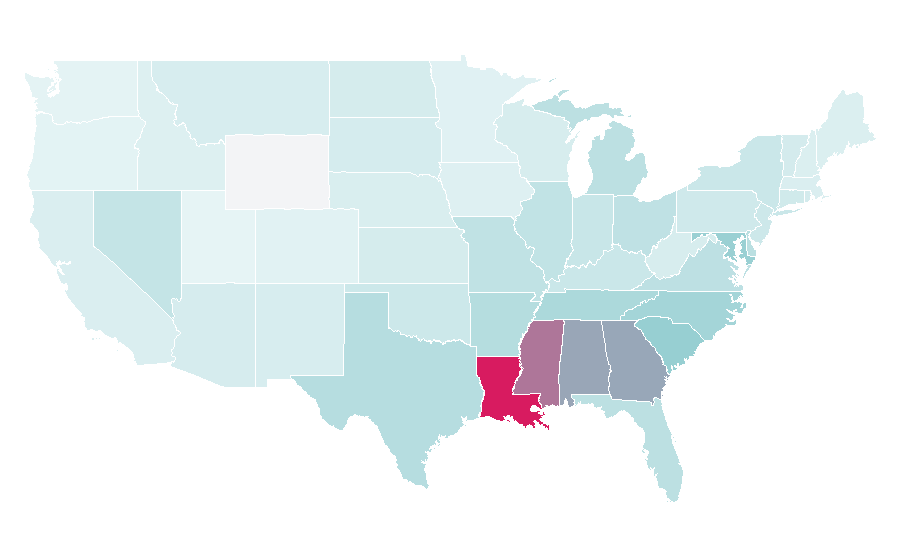 Affinity by region — Birdman (rapper), United States