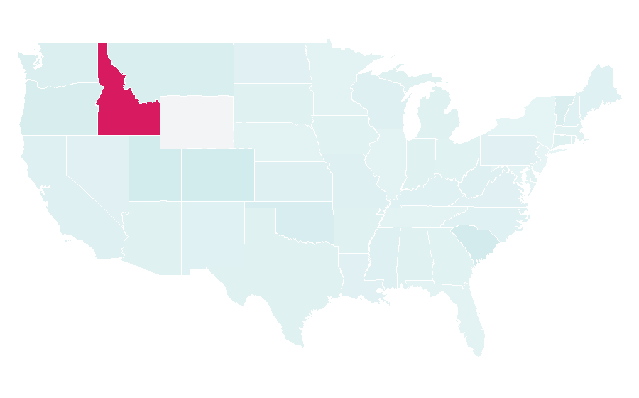 Affinity by region — Birds of Prey (TV series), United States