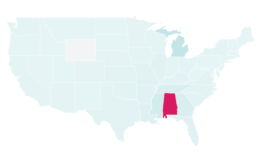 Affinity by region — Birmingham, United States