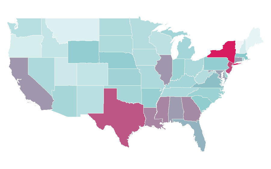 Affinity by region — Birthday Gifts, United States