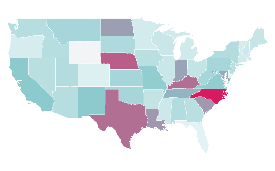 Affinity by region — Black Death (film), United States
