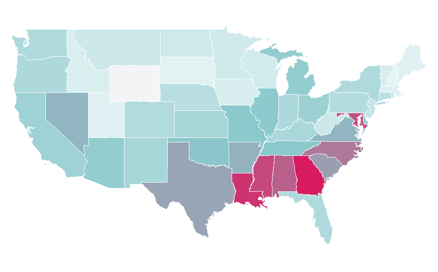 Affinity by region — Black Dynamite, United States