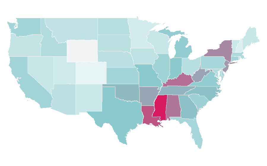 Affinity by region — Black Friday Sales, United States
