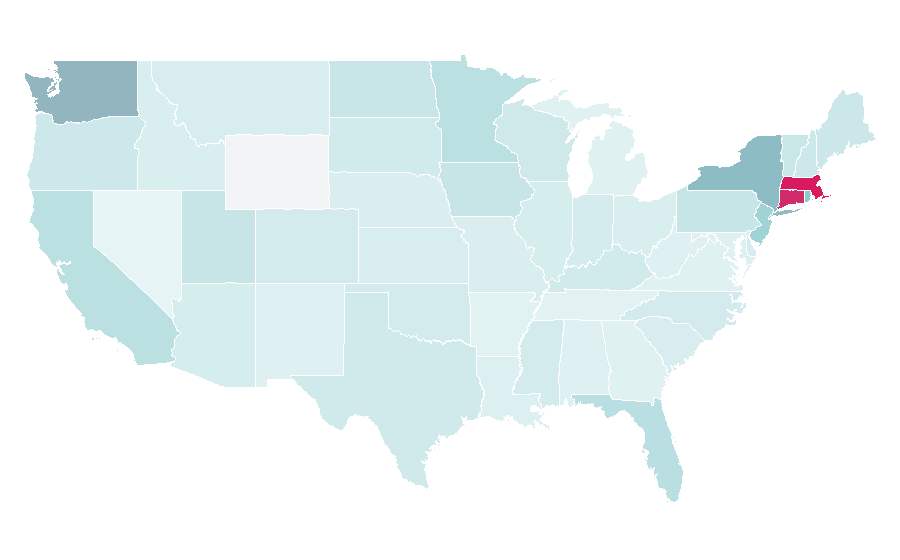 Affinity by region — Blackfish (film), United States