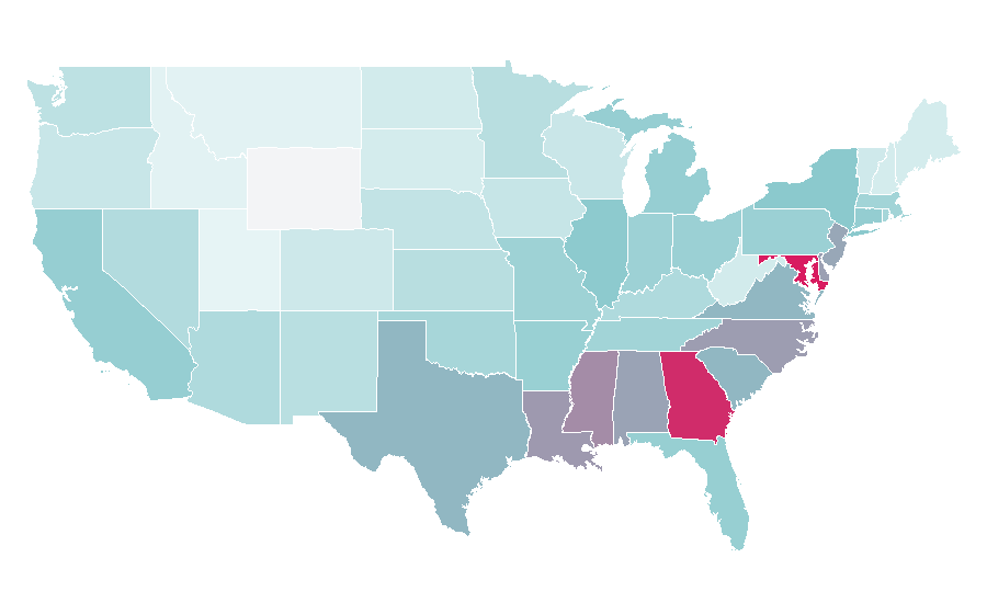 Affinity by region — Blackish, United States