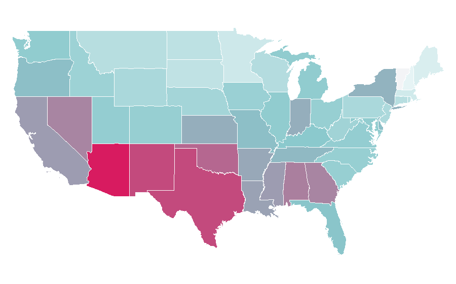 Affinity by region — Blade, United States