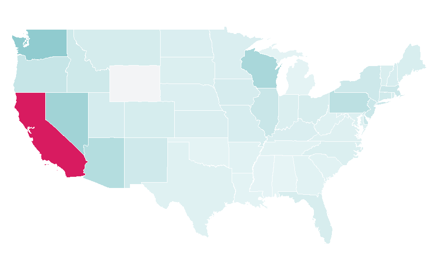 Affinity by region — Blake Snell, United States