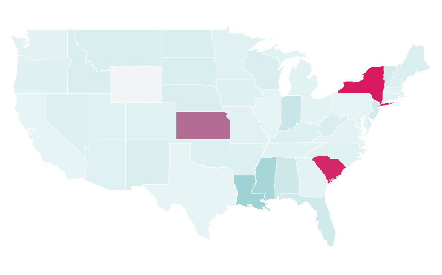 Affinity by region — Blind Tiger, United States
