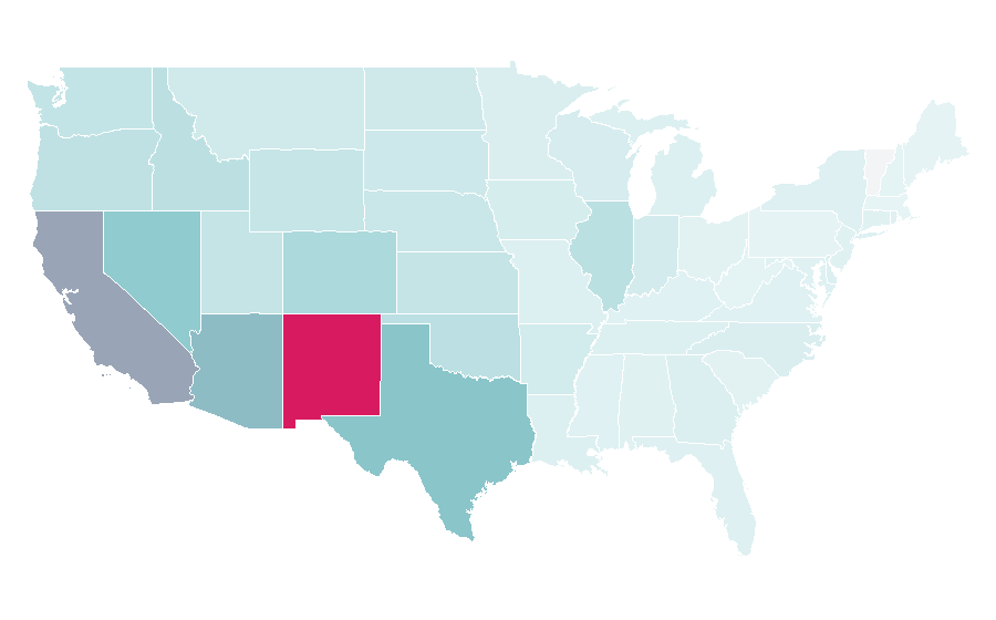 Affinity by region — Blood In Blood Out, United States