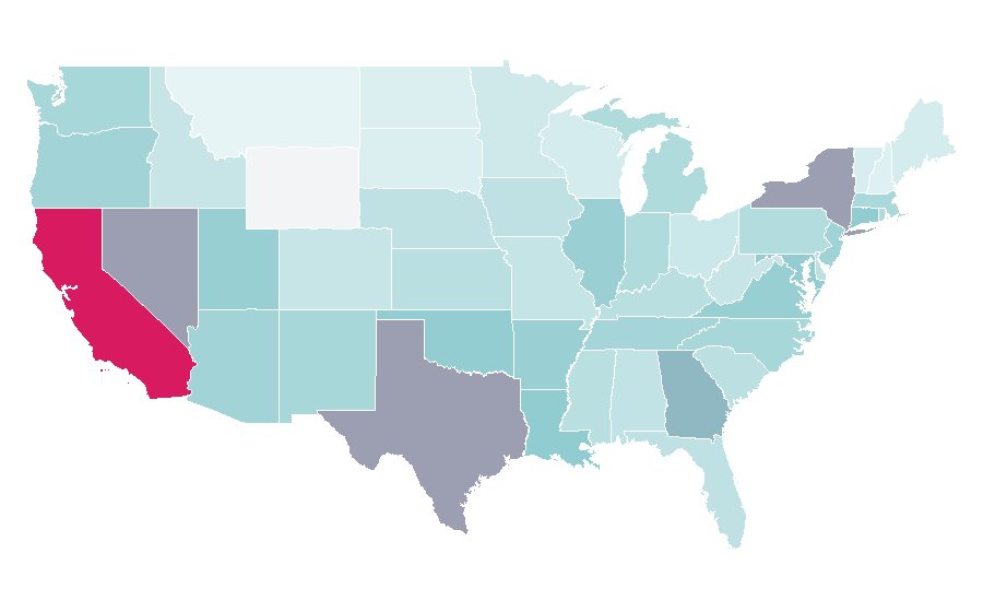 Affinity by region — Blood orange, United States