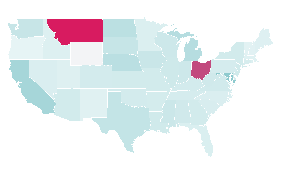 Affinity by region — Bloom, United States