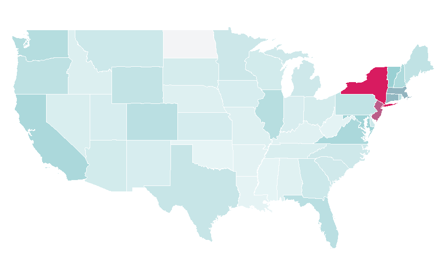 Affinity by region — Bloomberg, United States