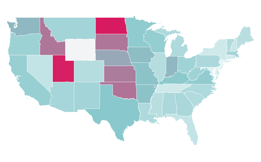 Affinity by region — Bloons TD, United States