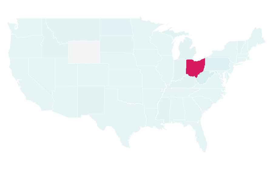 Affinity by region — Blossom Music Center, United States