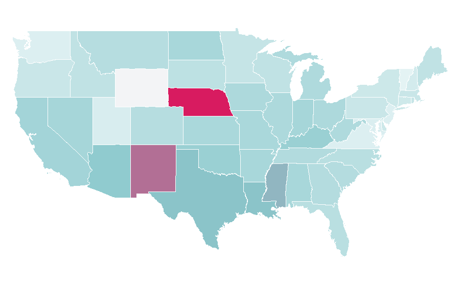 Affinity by region — Blow (film), United States