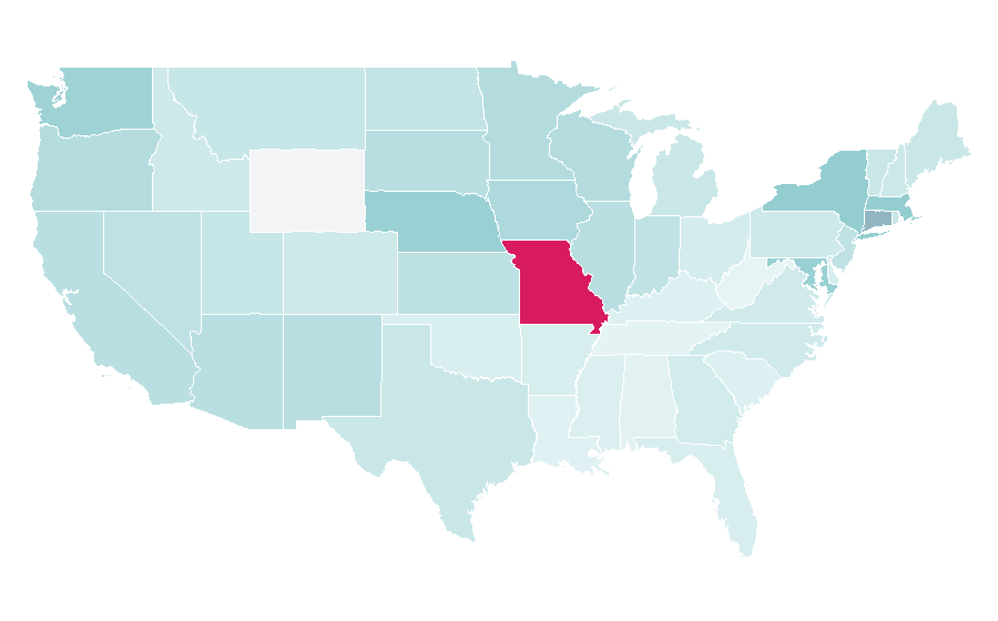 Affinity by region — BLT, United States