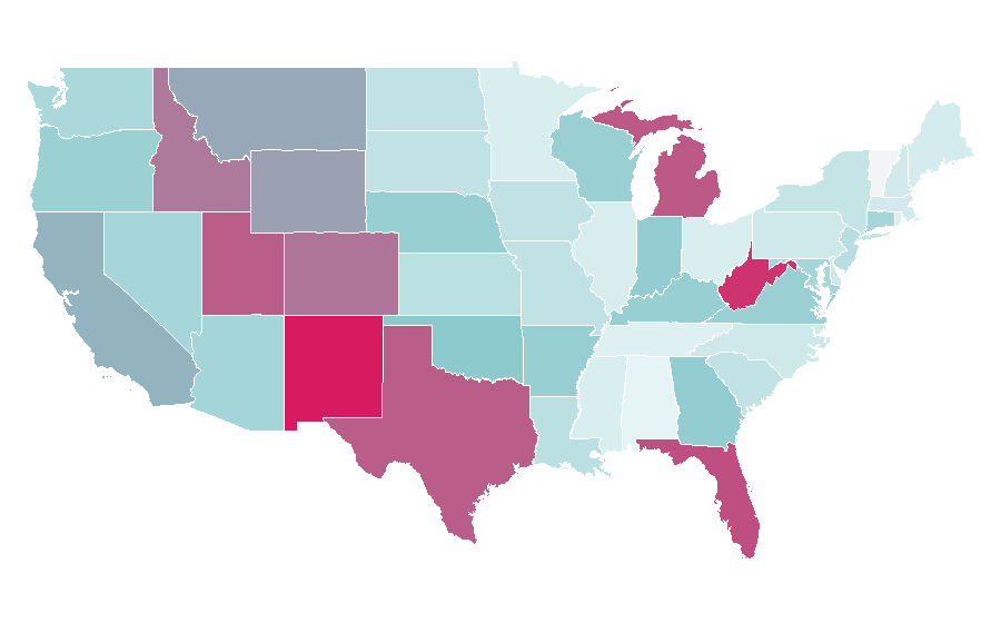 Affinity by region — Blue book, United States