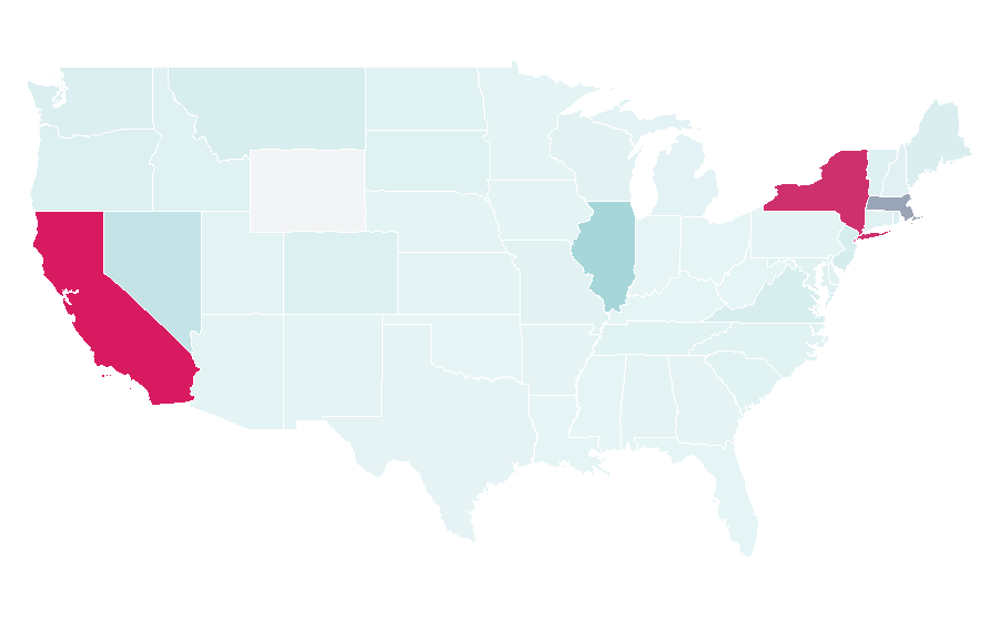 Affinity by region — Blue Bottle Coffee Company, United States