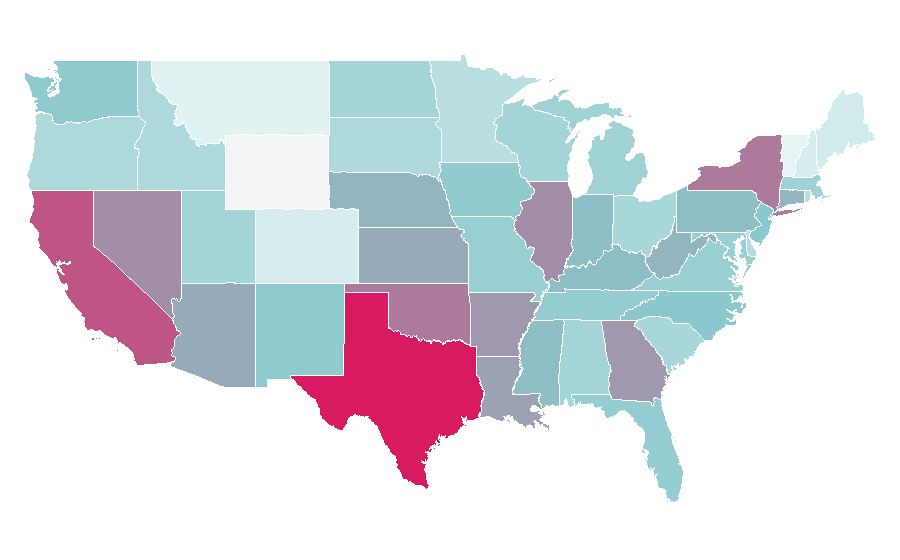 Affinity by region — Blue cheese, United States