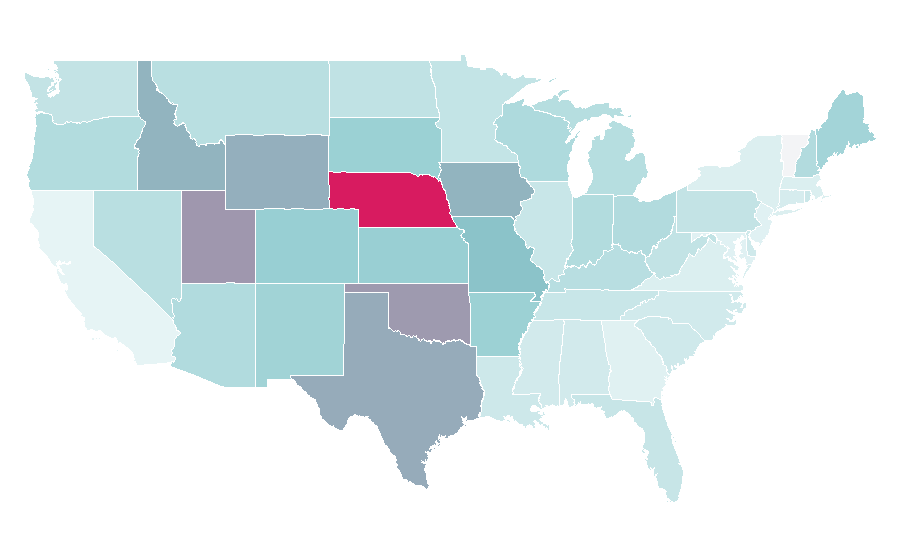 Affinity by region — Blue October, United States