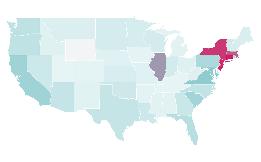 Affinity by region — Bluemercury, United States